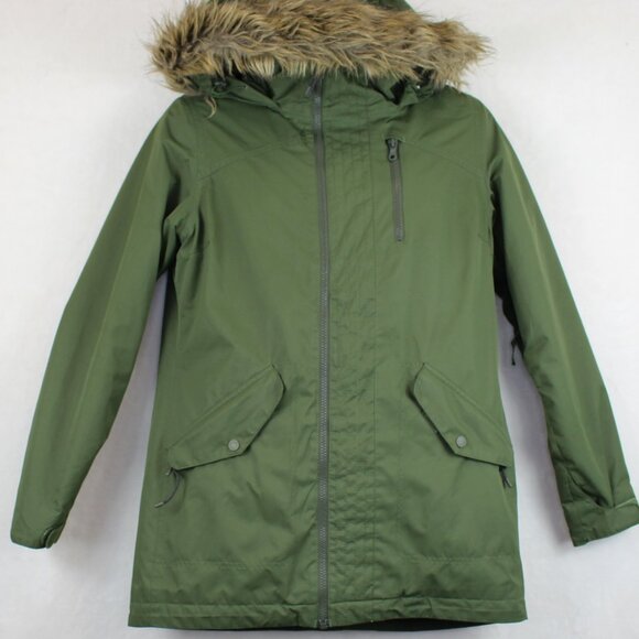 Burton Snowboard Fur Brim Winter Jacket Coat (M) - Picture 1 of 12
